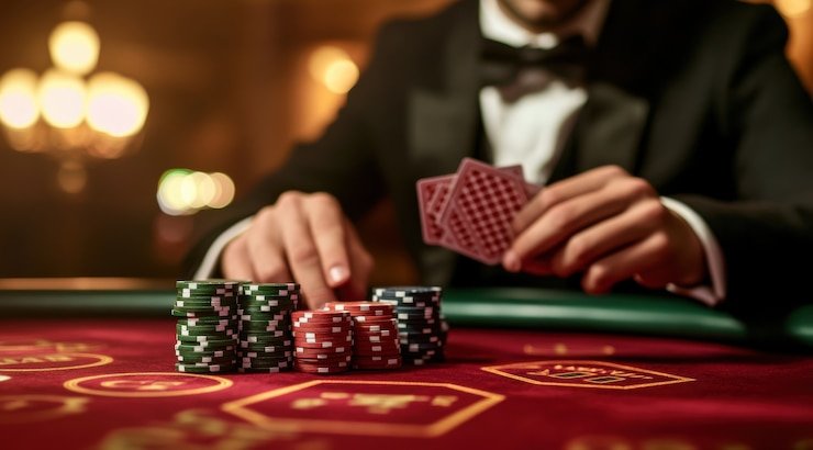 Antarmuka taruhan Lightning Roulette menampilkan papan taruhan interaktif